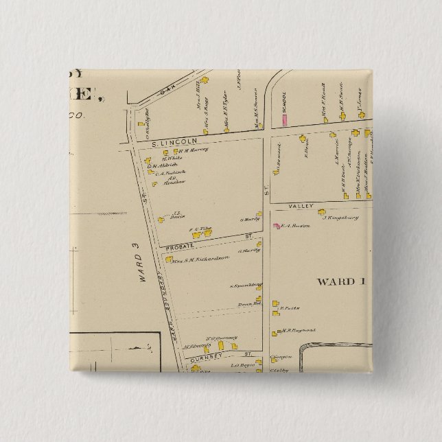 Keene, Ward 12 Button (Vorderseite)