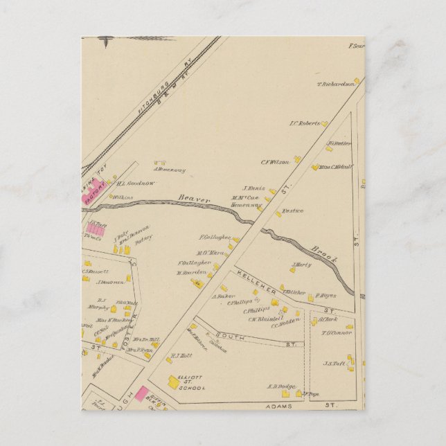 Keene, Ward 1 Postkarte (Vorderseite)