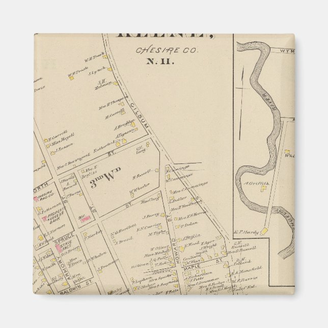 Keene, Ward 3, 5 Magnet (Vorne)