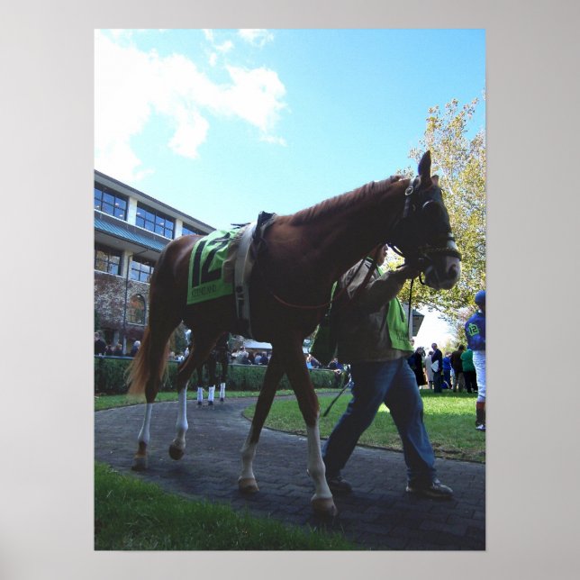 Keeneland Horse Print Poster (Vorne)
