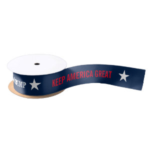 Keep America Great Donald Trump Republikaner Satinband