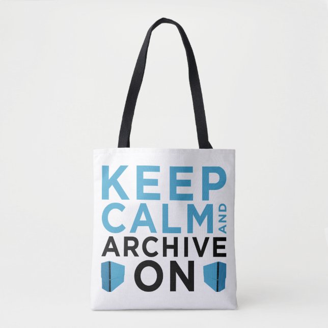 Keep Calm and Archive On (USA Tote) (Vorderseite)