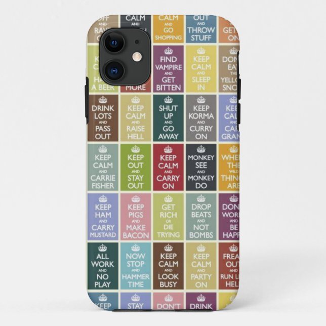 keep calm and… Case-Mate iPhone hülle (Rückseite)