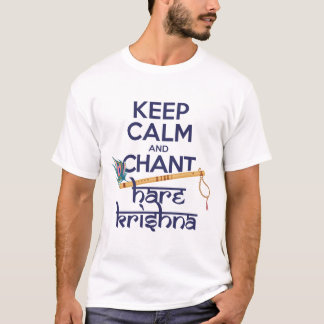 Keep Calm and Chant Hare Krishna Mantra Channg T-Shirt