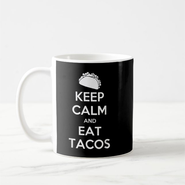 Keep Calm And Eat Tacos T-Shirt Christmas  Kaffeetasse (Links)