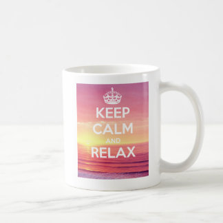 Keep calm and Entspannung Mug Kaffeetasse