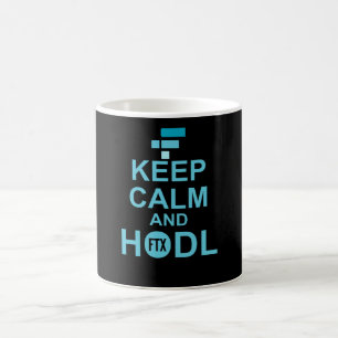 Keep Calm And Hodl FTX coin Kaffeetasse
