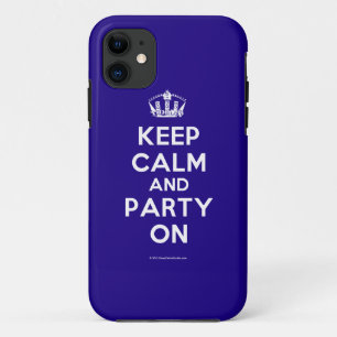 Keep Calm and Party On Case-Mate iPhone Hülle