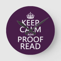 Keep Calm 'and' Profread (DNA)