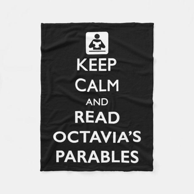Keep Calm And Read Parables  Fleecedecke (Vorderseite)