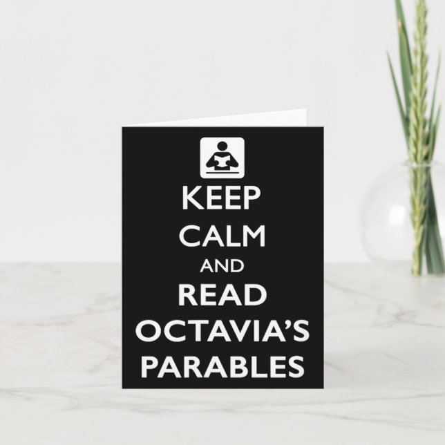 Keep Calm And Read Parables  Karte (Vorderseite)
