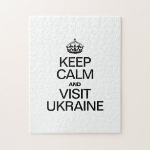 KEEP CALM AND VISIT UKRAINE PUZZLE