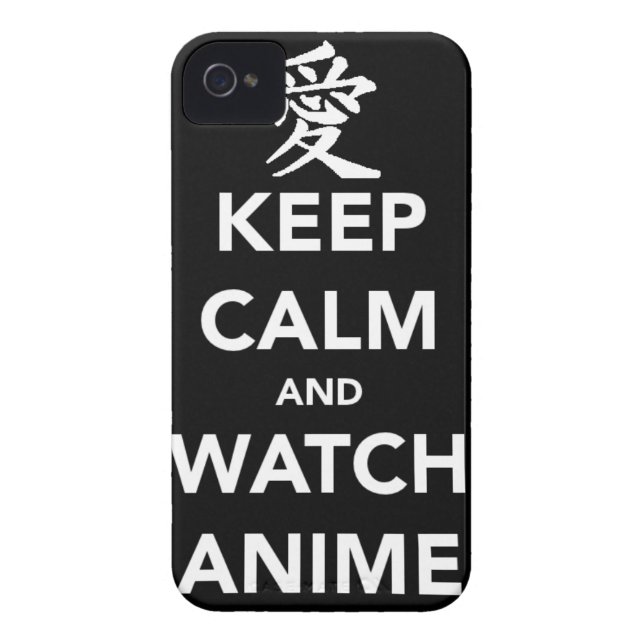Keep Calm and Watch Anime Case-Mate iPhone Hülle (Rückseite)