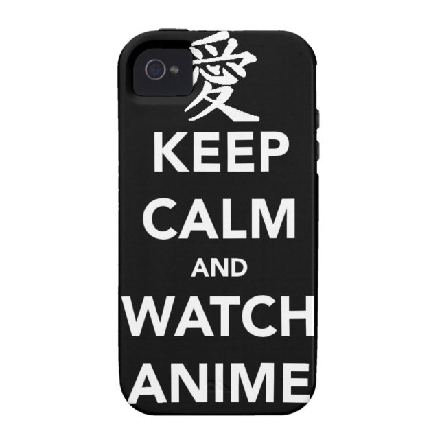 Keep Calm and Watch Anime Case-Mate iPhone Hülle (Rückseite)