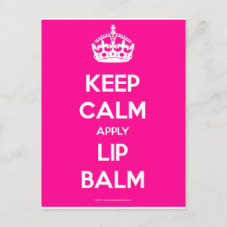 Keep-Calm-Apply-Lip-Balm.pdf Postkarte