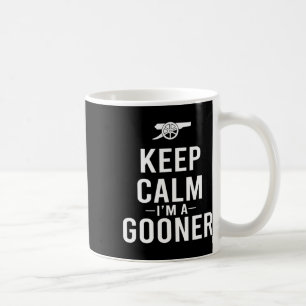 Keep Calm I'm A Gooner Jersey Kaffeetasse
