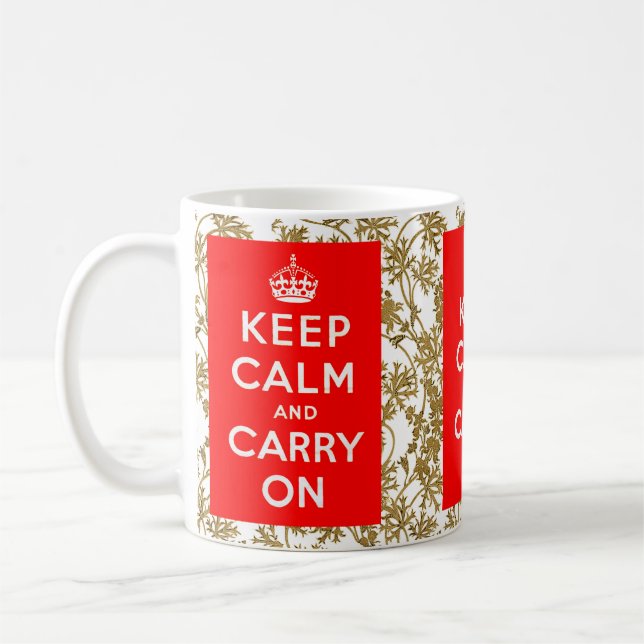 Keep Calm Kaffeetasse (Links)