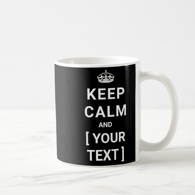 Keep Calm  Kaffeetasse (Rechts)