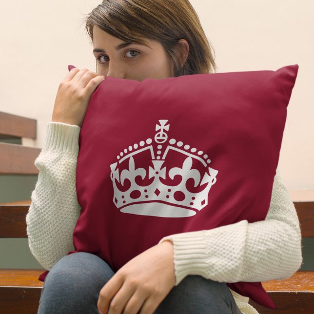 Keep Calm Krone Kissen (Von Creator hochgeladen)
