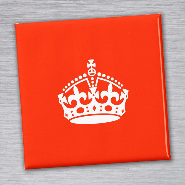 Keep Calm Krone Magnet (Von Creator hochgeladen)