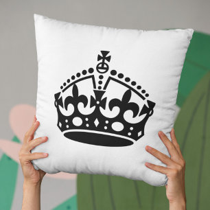 Keep Calm Kronen Vorlage Kissen