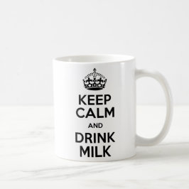 Keep Calm Milk zerteilt Tasse
