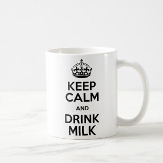 Keep Calm Milk zerteilt Tasse