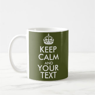 Keep Calm Mug Custom Design Personalized Gift Kaffeetasse