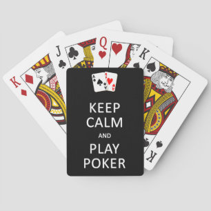 Keep Calm & Play Poker playing cards Spielkarten