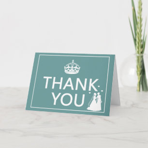 Keep Calm Style Thank You Card Dankeskarte