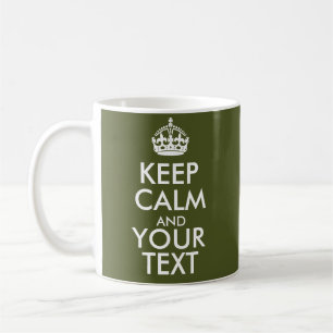 Keep Calm Tasse Benutzerdefiniertes Design Persona