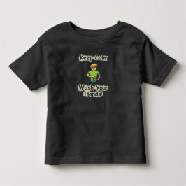 Keep Calm Wash Your Hands Kleinkind T-shirt