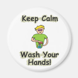 Keep Calm Wash Your Hands Magnet