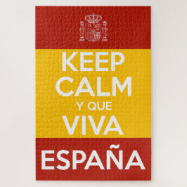 Keep Calm y que viva España Puzzle