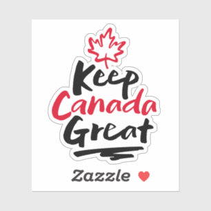 Keep Canada Great ist nicht käuflich Patriotisch S Aufkleber