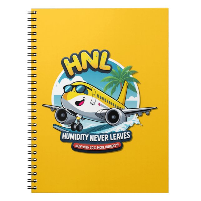 Keep Cool with this HNL Airport Code Notebook Notizblock (Vorderseite)