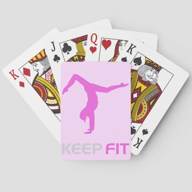 Keep Fit Spielkarten (Rückseite)