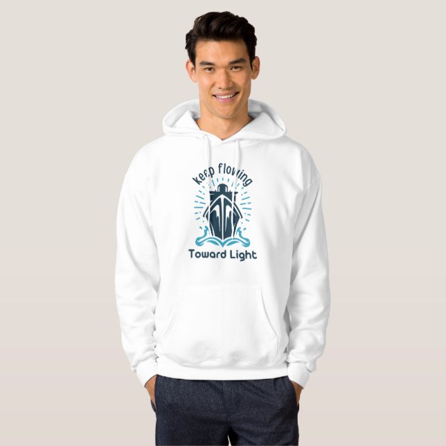 Keep Flowing Toward Light Hoodie (Vorne ganz)