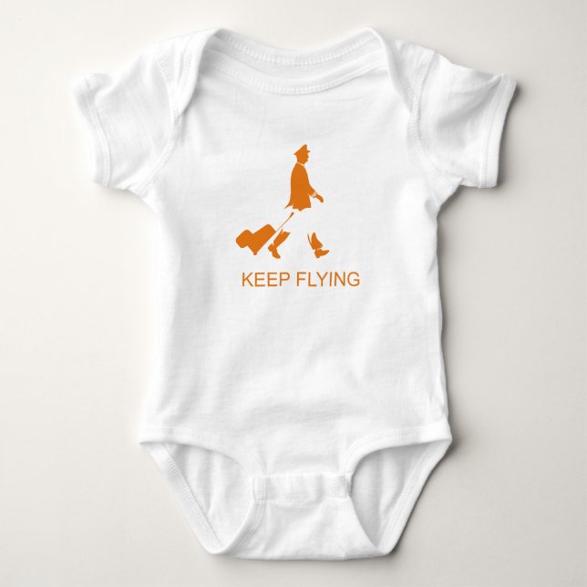 Keep Flying - Airline Pilot T-Shirt (Vorderseite)