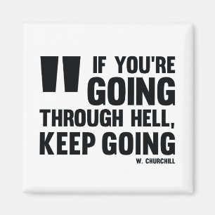 Keep Gehen! - Inspirierend Magnet
