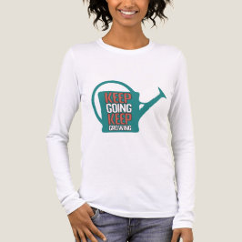 Keep Going Keep Growing Inspiration Mental Health Tri-Blend Shirt