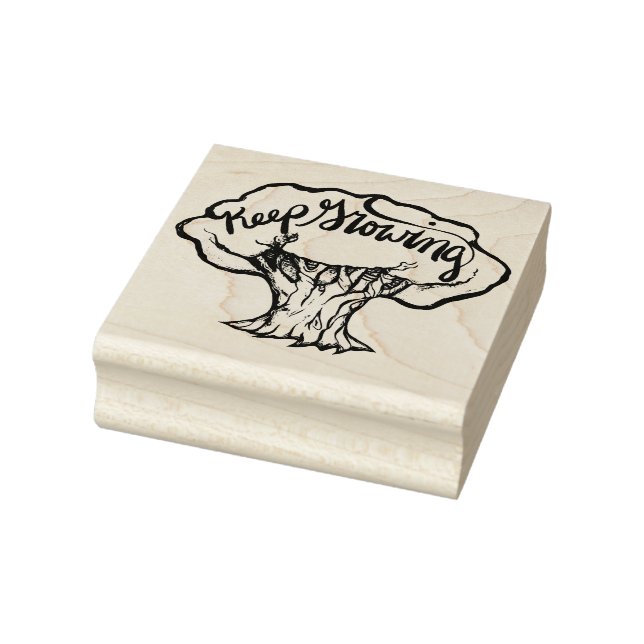 Keep Growing                                       Gummistempel (Stempel)