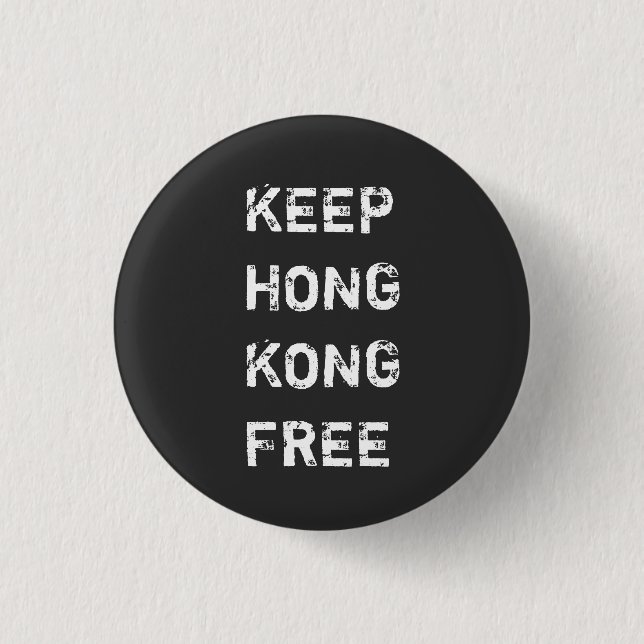 Keep Hong Kong Free Button (Vorderseite)