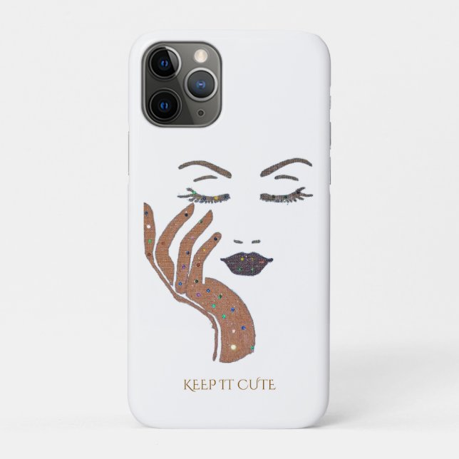 KEEP IT CUTE SERIE - BRAUN Case-Mate iPhone HÜLLE (Rückseite)