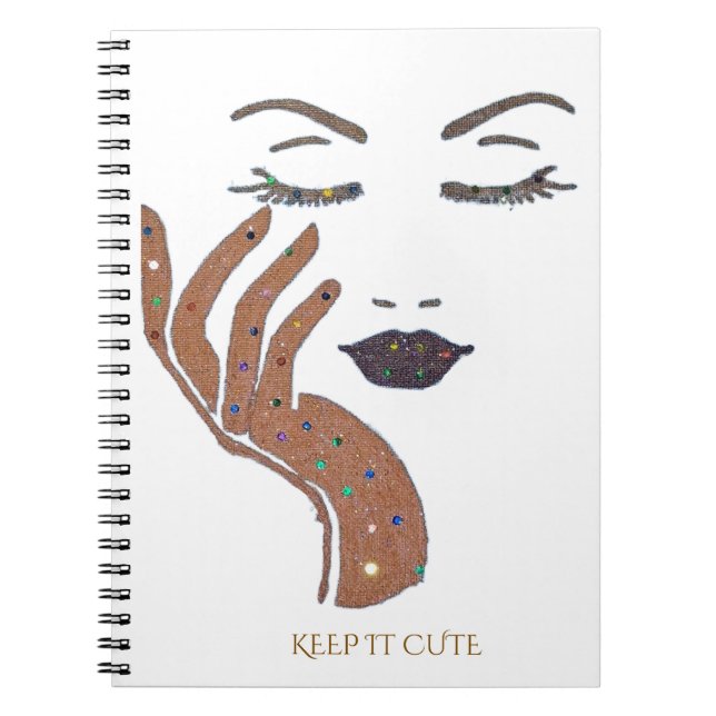 KEEP IT CUTE SERIE - BRAUN NOTIZBLOCK (Vorderseite)