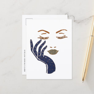 KEEP IT CUTE SERIE - NAVYBLAU POSTKARTE
