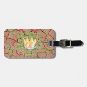 Keep It Simple: Cracked Earth Royal Clarity Art Gepäckanhänger