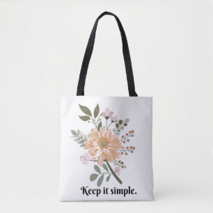 'Keep It Simple' Floral Minimalist