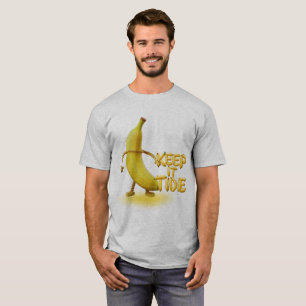 Keep It Tide – Lustige Banane-Typografie Minimalis T-Shirt