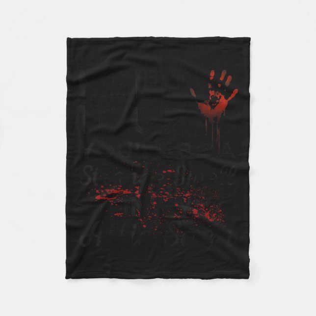 Keep It Up You'll Be A Strange Smell In My Attic S Fleecedecke (Vorderseite)